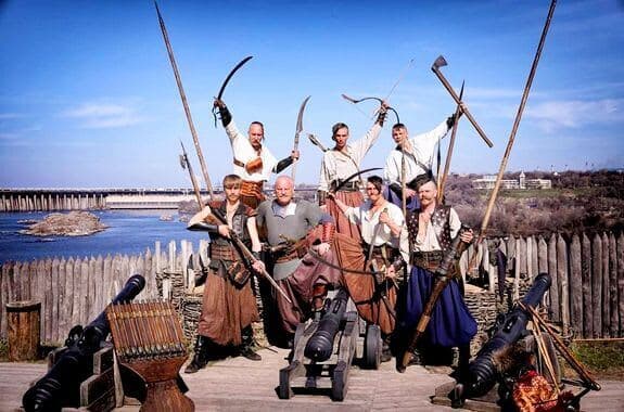 A group of people standing next to each other