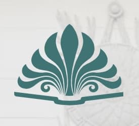 A picture of a book with a feather on it